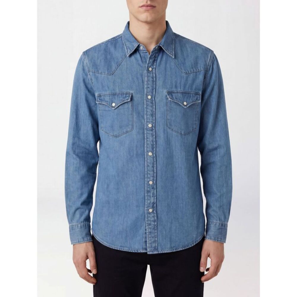 Edwin Shirt Men Blue